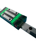 EGH25CA Carriage Slider Block Set With 2 Self Lubricating Oil Boxes on metal rail, square bearing design for smooth motion