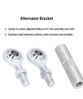 Shop Certified Adjustable Alternator Tensioning Rod With Stainless Steel Heim Joint Mount Kit Fits Small Block Chevy 350 And Big Block 454 Engines Bulletproof, including two stainless steel heim joints.