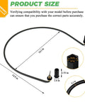 Dishwasher Heating Element For Whirlpool Kenmore Amana Maytag Flexible Bendable Metal That Heats Water And Boosts Drying