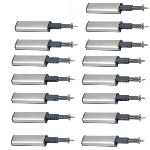 22 Piece Magnetic Push Latches For Cabinets No Tool Needed Easy Install Cabinet Hardware Touch Latch arrayed in rows