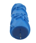 Premium Pattern Paint Roller With Soft Rubber Head For Walls And Ceilings Delivers Gorgeous Decorative Textures, blue rubber head detail.