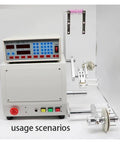 Built Tough Automatic Cable Winder Reel Zero Drama Cord Management Workhorse For Workshop Plus Garage with digital control panel.