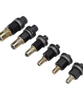 Six Piece Hand Rivet Nut Mandrel Set All-in-One For Quick Pro Grade Riveting On Sheet Metal And Pipe, Carbon Steel Construction