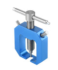 Heavy Duty Rc Motor Gear Puller For Hpi Axial Hsp Scx10, blue steel tool for removing pinions in RC cars.