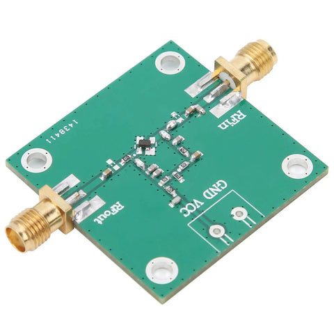 Low Noise Amplifier Module LNA For Power Distribution Gear, Rock Solid Performance And Rugged Reliability, High Performance Amplifier For Industrial Controls, Excellent Heat Dissipation For Long Life, Ideal For Industrial Supplies, 1 Unit, green PCB with SMA connectors