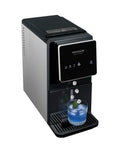 Touchscreen Nugget Ice Maker For Countertop With 33 Lbs Daily Capacity, Easy Tap Control, sleek design, glass with ice