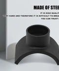 3 Inch Lifting Axle Saddle Adapter For Bottle Jack And Floor Jack, Beefy Pro Grade Steel Construction, black finish close-up
