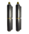 Beefy Heavy Duty Weld On Bullet Hinge For Gates And Doors, 4.25 Inch By.775 Inch Weldable Wing, Tear Drop Body Pin With Grease Zerk