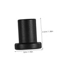 4 Pack Heavy Duty Carbon Steel Sliding Track Spacers And Metal Clamps For Barn Door Mounting And Replacement, showing single spacer