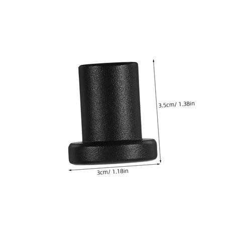 4 Pack Heavy Duty Carbon Steel Sliding Track Spacers And Metal Clamps For Barn Door Mounting And Replacement, showing single spacer