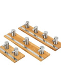 Heavy Duty Rustic Wall Hooks Featuring Sturdy Metal Claws Zero Drill Hassle Super Easy Peel And Stick Mount For Bathroom Kitchen Door And Entryway Key Holder Top Shelf Decorative Organizer on bamboo