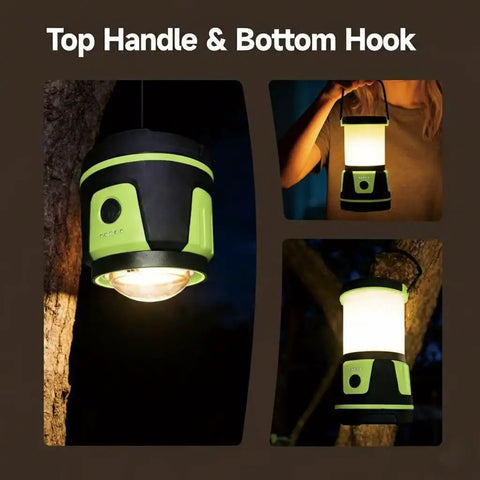Beast Bright 3000 Lumen Rechargeable Lantern With 5 Light Modes, IP54 Waterproof, 7500mAh Battery, shown with top handle