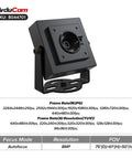 8MP USB Camera Module With HDR And Autofocus For LightBurn USB Two Point Zero Webcam displayed at an angle with specifications
