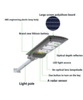 Rock Solid Solar Flood Lights Outdoor, Storm Proof Led Yard Lamp With Motion Sensor And Dusk To Dawn Switch, showcasing lamp features and components.