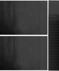 Black Flower Wrapping Paper For Bouquets Lightweight Breathable 40 Sheets Floral Gift Packaging Paper in folded and unfolded view
