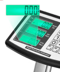 Close-up of Hardcore Heavy Duty Waterproof Digital Floor Scale 300kg 660lb display showing zero weight and function buttons.