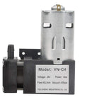 Mini Oil Free Vacuum Pump 24V DC -85 KPa Vacuum 40 Lpm Flow Oilless Design For Industrial Use Low Noise High Efficiency