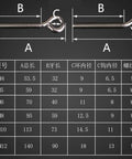 Dimensions and specifications chart for six piece titanium bolt set featuring smooth inner hex screws and heavy duty fasteners.