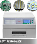 Front view of Automatic Reflow Oven Soldering Station Pro Grade With 800W And 1500W Infrared Heater And Hot Air Circulation