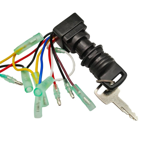Ignition Main Key Switch Assembly For Yamaha Outboard Remote Control Box Replacement Part For 2 Stroke And 4 Stroke Motors 1998-2013
