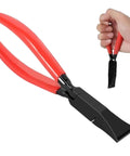 Heavy Duty Sheet Metal Hand Seamer With 180 Degree Straight Head For Precise Folding And Flattening, red anti slip grip