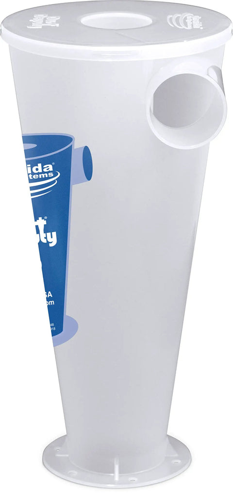 Total Game Changer DIY Cyclone Separator Kit For Wet And Dry Shop Vacs With Universal Adapter Set, clear plastic design.