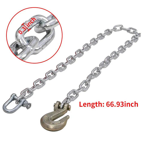 Bad Boy Heavy Duty Forklift Trailer Hitch 2 Inch Receiver Towing Adapter With Safety Chain 3000 Lb Capacity Rig For Warehouse Construction Job Site Hustle