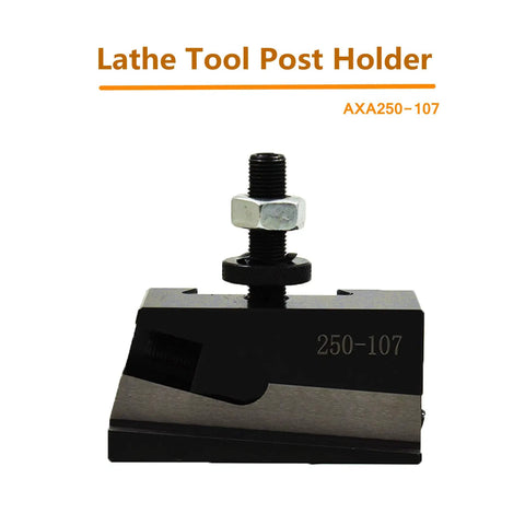AXA 250-107 tool holder from Six Piece AXA Wedge Type Quick Change Tool Post Set For Lathe 12 Inch Swing Dia hardened steel