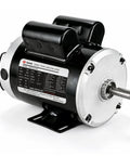 0.75 HP Farm Duty Electric Motor 1725 RPM Dual Voltage 115 230V 56 Frame for poultry house exhaust fans close-up view