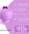 Purple iVyne Berry vinyl weeding scrap collector and tool holder with suction base