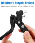 Close view of black Kids Bicycle Brake Levers Set, Easy Install for 2 to 2.3 cm handlebar, smooth quick operation, reliable safety