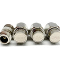 Must Have NanoVNA SAA-2N V2.2 Calibration Kit 4 Pc Set With N Type Male Short Load Open And Female To Female Connectors For 50 Ohm System