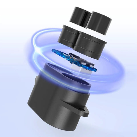 Exploded view of Waterproof Ultrasonic Distance Sensor For Robotic Obstacle Avoidance And Smart Home Use IP67 Rating I2C Output