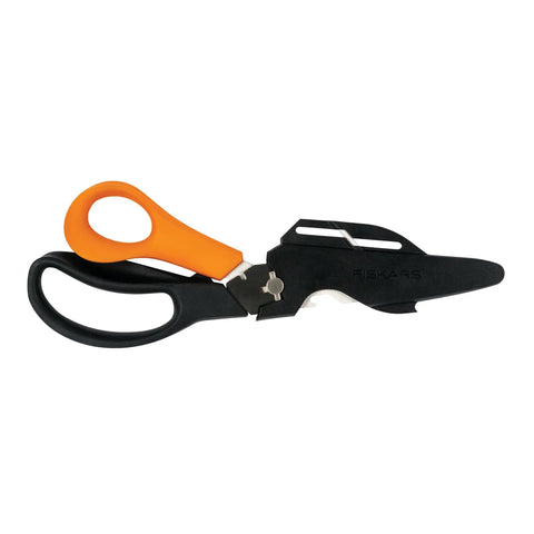 All In One Garden Tool 7-In-1 Pruning Shears For Plant Care With Titanium Knife on white background