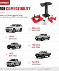 Heavy Duty Rear Axle Bearing Puller And Installer Tool Kit For 1995 To 2020 Toyota 4Runner Tacoma Tundra Hilux T100 Featuring Abs Tone Ring Removal Kit For Wheel Bearing Replacement Made Straight Up For Home Mechanics To Save Big Bucks. Wide compatibility kit with black and red steel adapters for Toyota rear axle service