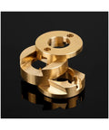 Upgrade Your Z-axis With This Precise 18mm And 16mm Oldham Coupler For Creality CR10 S4 S5 Pro Ender3 V2 3S T8 Screw Printers No More Wobbles brass Oldham coupler