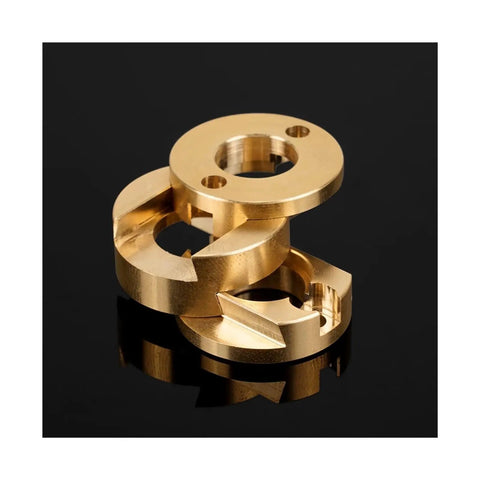 Upgrade Your Z-axis With This Precise 18mm And 16mm Oldham Coupler For Creality CR10 S4 S5 Pro Ender3 V2 3S T8 Screw Printers No More Wobbles brass Oldham coupler