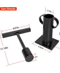 Heavy Duty Rock Crusher For Gold Prospecting And Ore Pulverizing, Frit Maker Glass Breaker, size details diagram