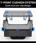 Tesla Model Y Juniper Under Screen Storage Organizer Hideable Center Console Tray, 7-point cushion system design
