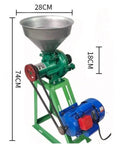 Powerful 1500W Wet And Dry Grain Grinder For Home And Small Biz with dimensions 28CM x 18CM x 74CM, showcasing the machine's design.