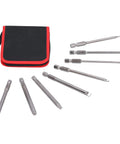 Kick Back And Crunch These 30 Pcs Screwdriver Bit Set With S2 Super Steel Featuring Mighty Magnetic Hold For Electric Drivers And Rechargeable Drills Perfect For Tough DIY Tasks And Tight Spots Without Slippage. 30-piece S2 steel bit set in zip pouch