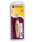 Tough As Nails 1.5 mm Micro Shallow U Gouge High Carbon Steel Wood Carving Tool With Rock Solid Ash Wood Handle For Premium Clean Cuts And Razor Sharp Detailing Made In Usa in packaging.