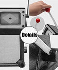 Rugged All Metal Manual PVC Card Die Cutter For Desktop Card Cutting With A Steel Blade And Round Corner Pro Grade Hand Pressure Cutter