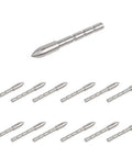 Pro Grade Field Points Archery Tips 85 100 120 Grain For 4.2mm ID Shafts Pack Of 12 Stainless Steel Arrow Points for Target Practice
