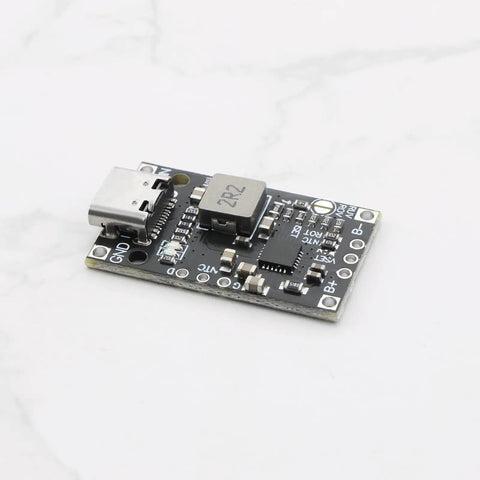 Two Piece 2S 3S Bms Charger Protection Board For Lithium Ion Polymer Batteries Featuring Type C Input Plus 1.5A Boost Module, compact black circuit board.