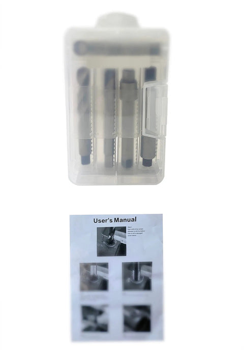 M8x1.25 Thread Repair Kit With 11.7mm Insert For Damaged Auto Threads And Internal Holes, shown with manual