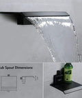 Dope Matte Black Wall Mount Bathtub Faucet With Seven Point One Inch Waterfall Spout Easy Install Tub Filler for modern baths