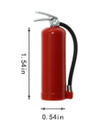 1 Pack Realistic Fire Extinguisher Decoration With Sticker For One Tenth Scale RC Rock Crawler Axial SCX10 RC Car And Truck Parts