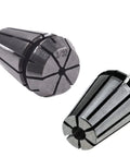Heavy Duty ER16 Spring Collet Set 12 Pieces 1/32 To 3/8 Inch Carbon Steel Hardened Pro Grade Built To Last for CNC Milling