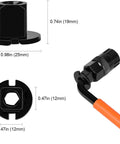 Bike Cassette Removal Tool Kit With Chain Whip And Auxiliary Wrench featuring sprockets freewheel remover and lock ring extractor.